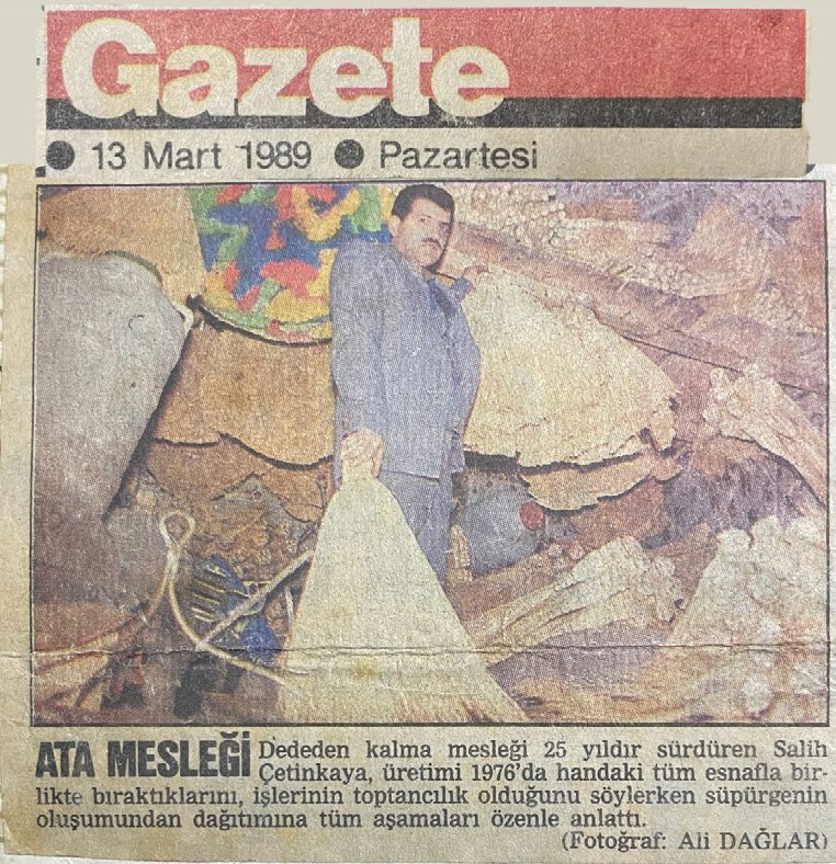 "Ata Mesleği" — dönemin gazetesinden bir kupür