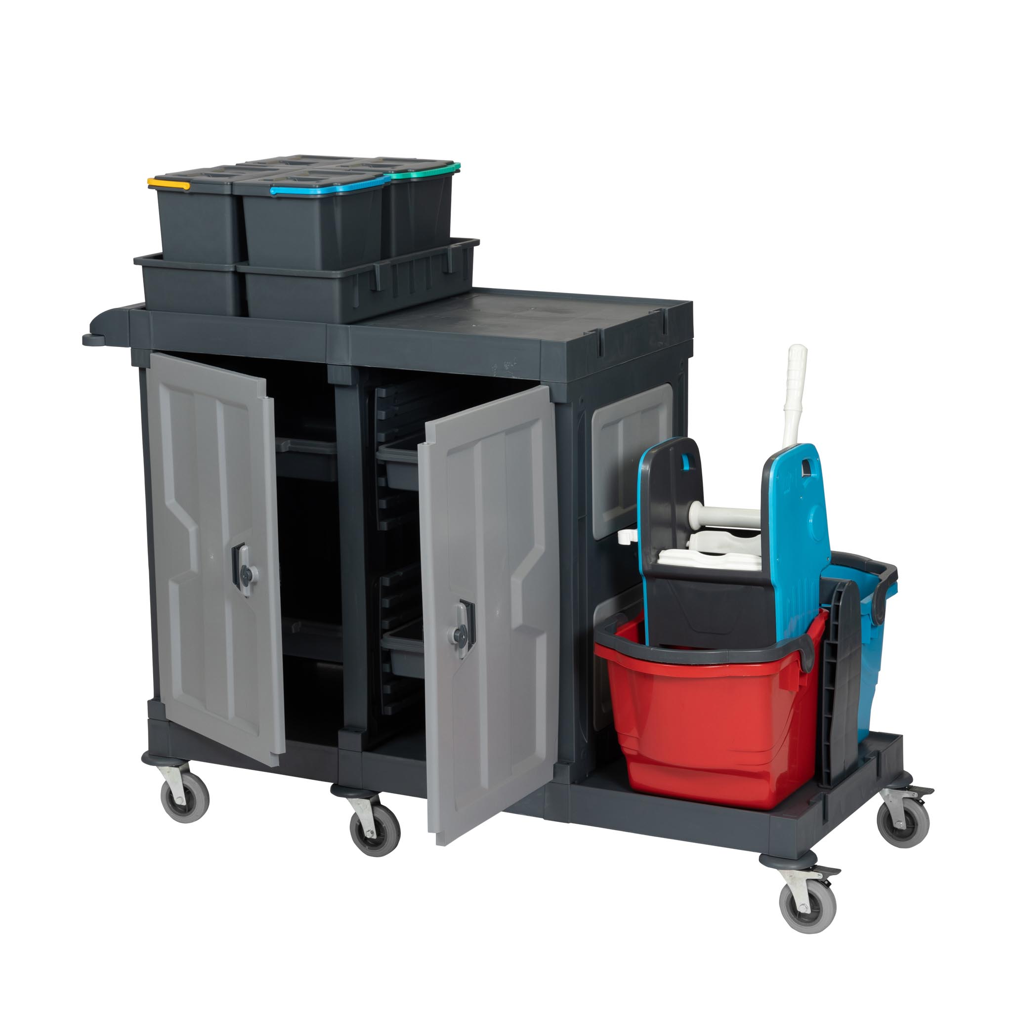 ALFACART HOSPITAL CLEANING TROLLEY