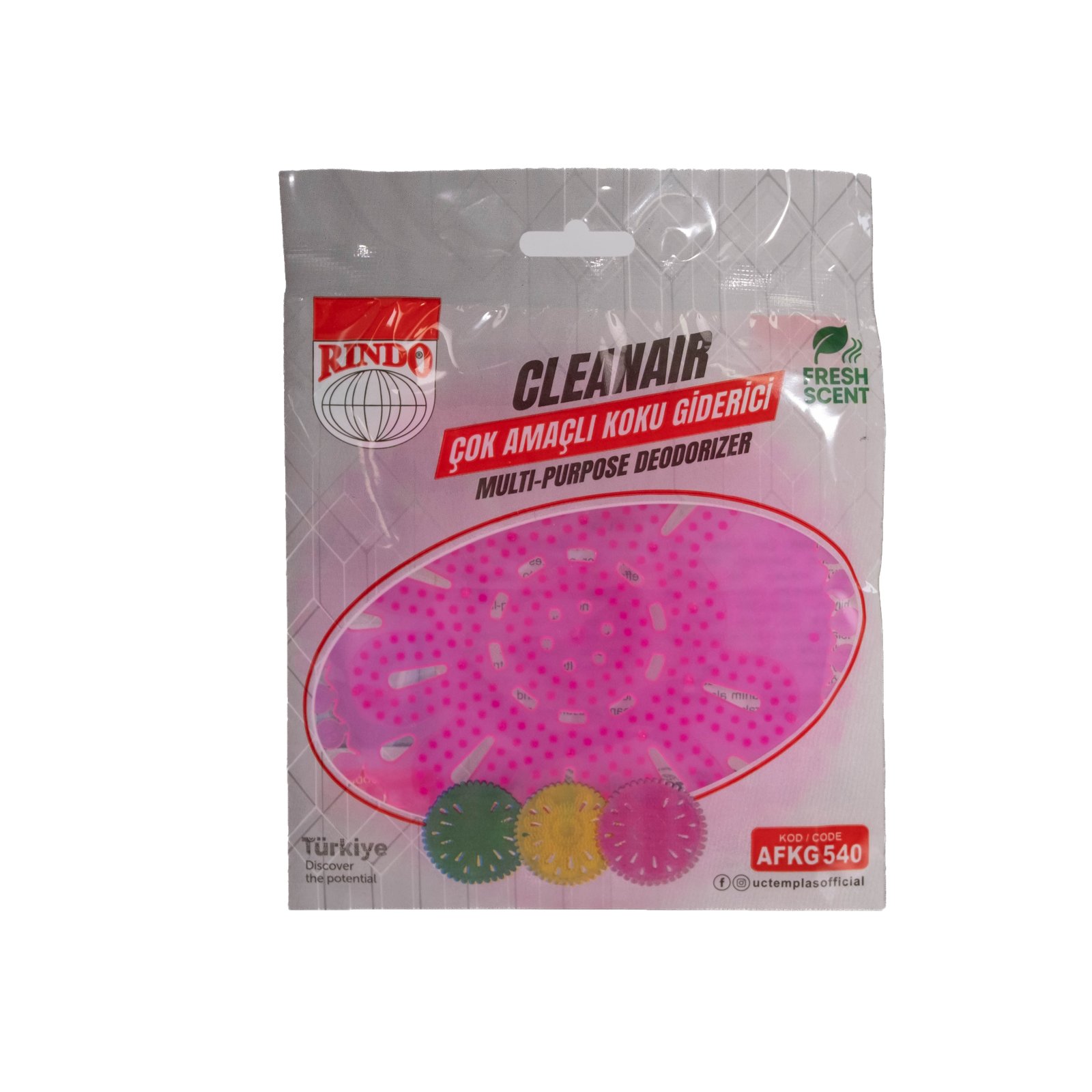 CleanAir Çok Amaçlı Koku Giderici 4