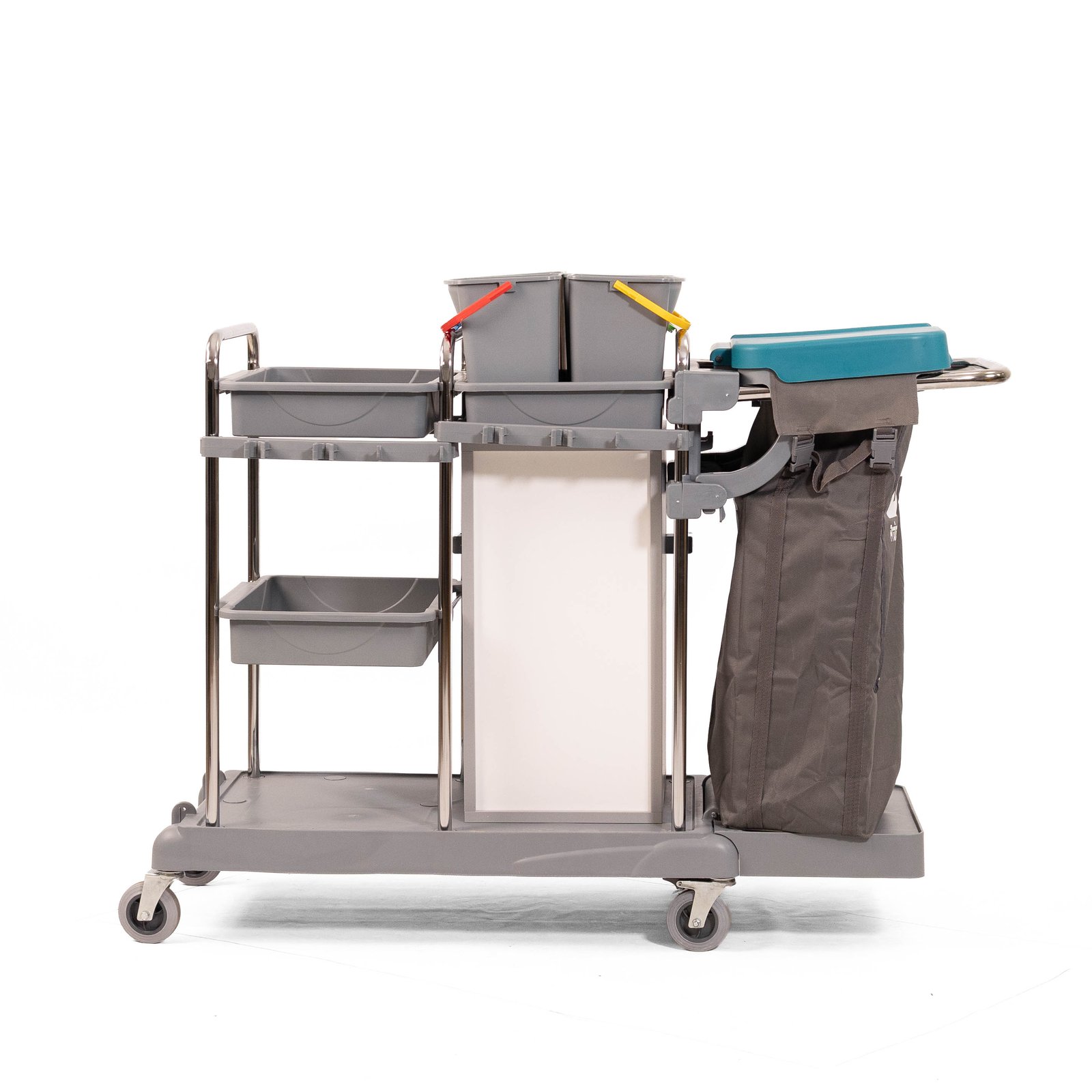 Smart Dolaplı Kat Arabası 100Lt+4x6 Krom (2) 4