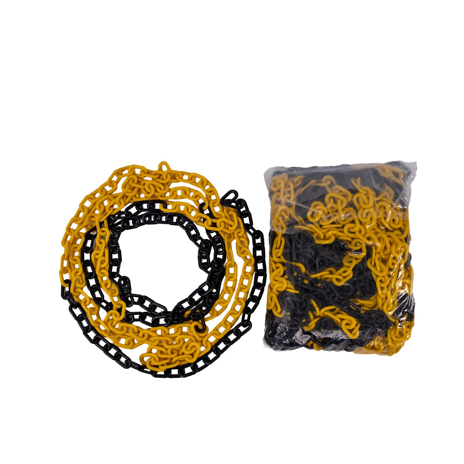 Plastik Zincir 6mm x 25m Sarı-Siyah